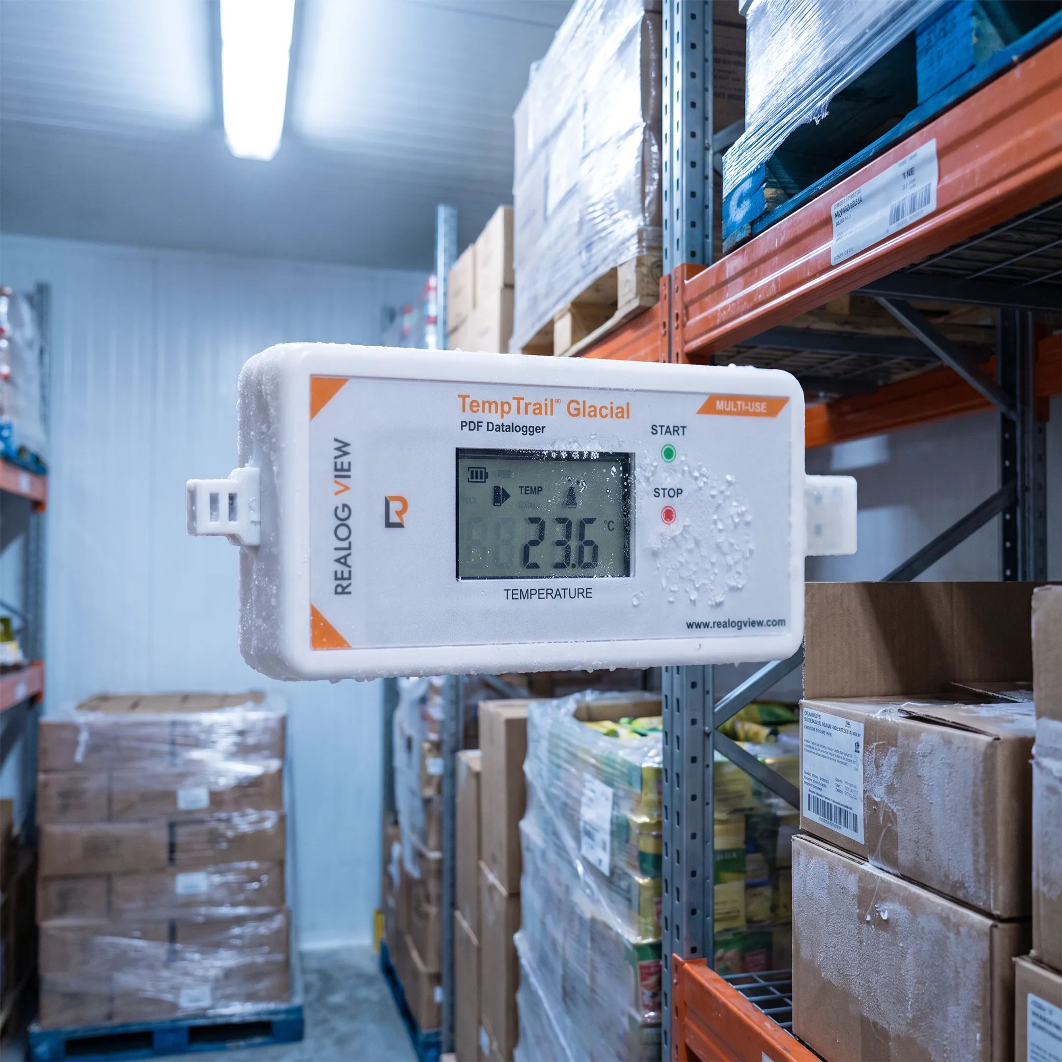 Warehouse temperature monitoring
