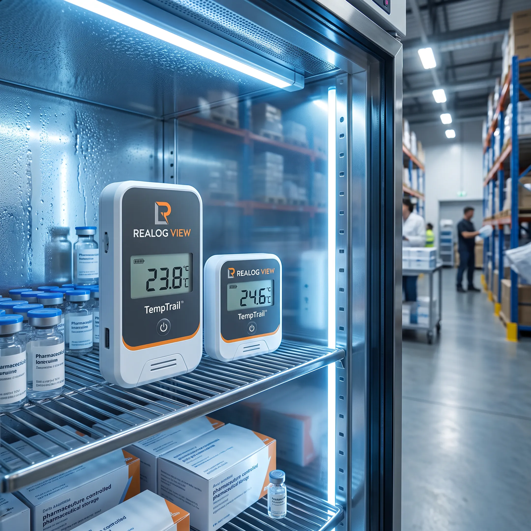 Food logistics temperature monitoring