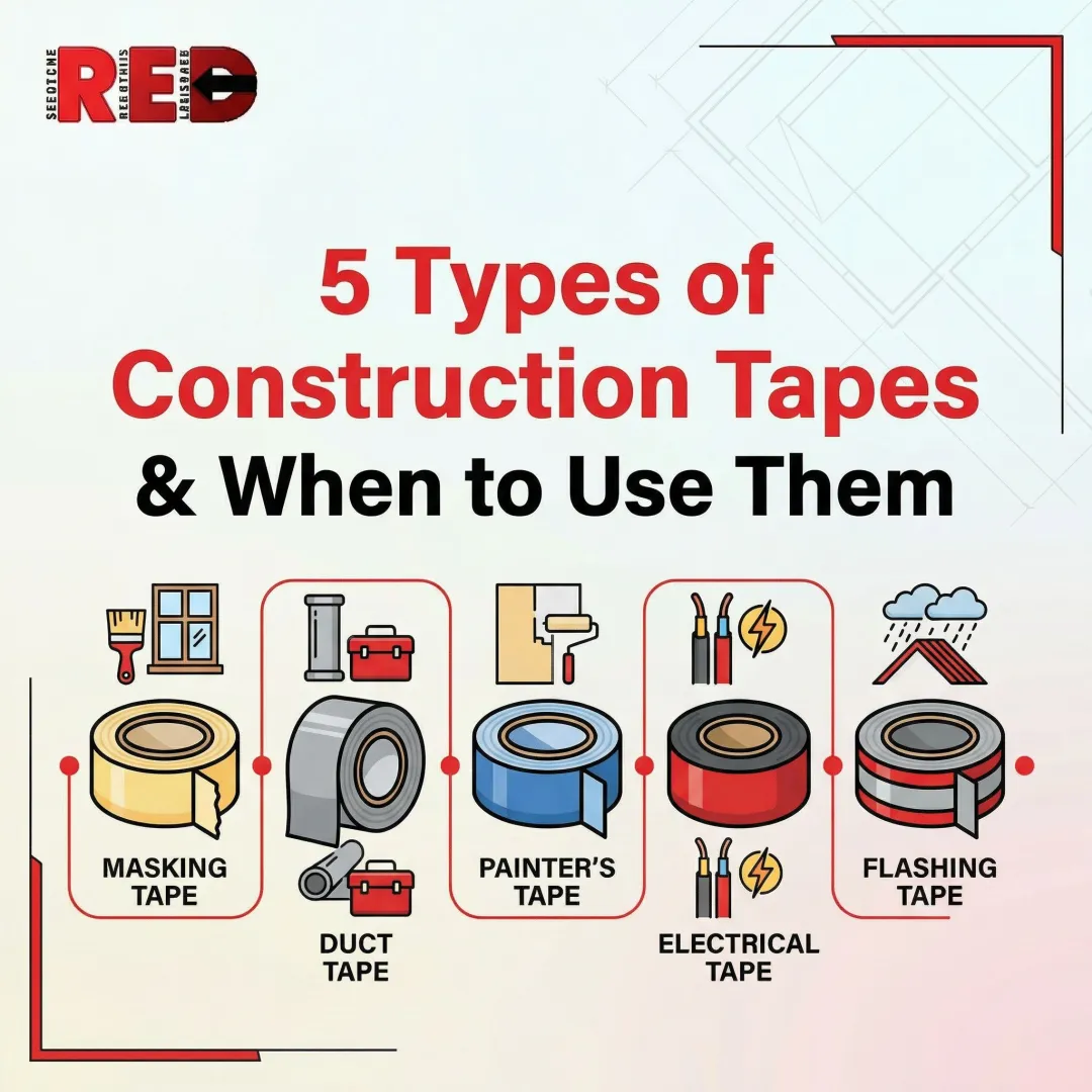 5 Types of Construction Tapes & When to Use Them