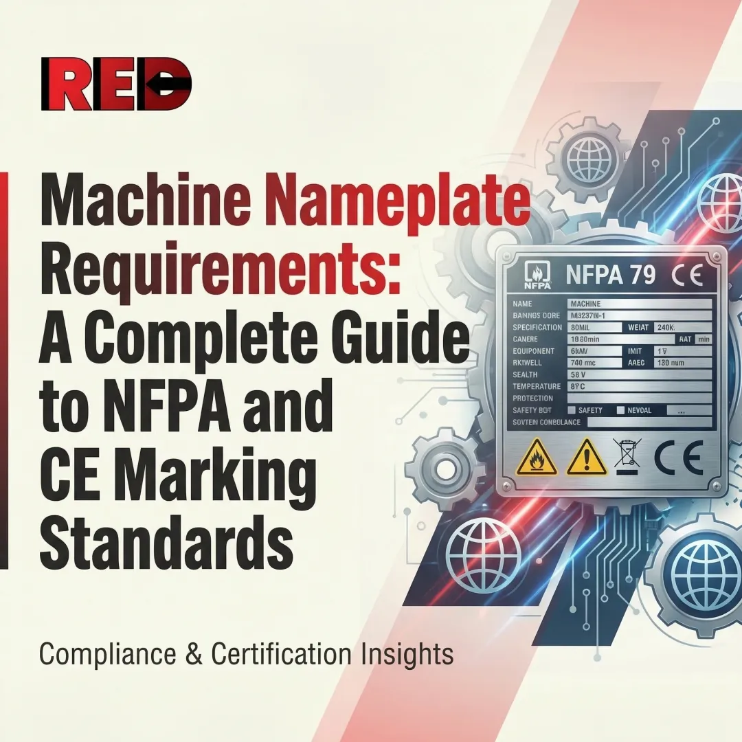 Machine Nameplate Requirements: A Complete Guide to NFPA and CE Marking Standards