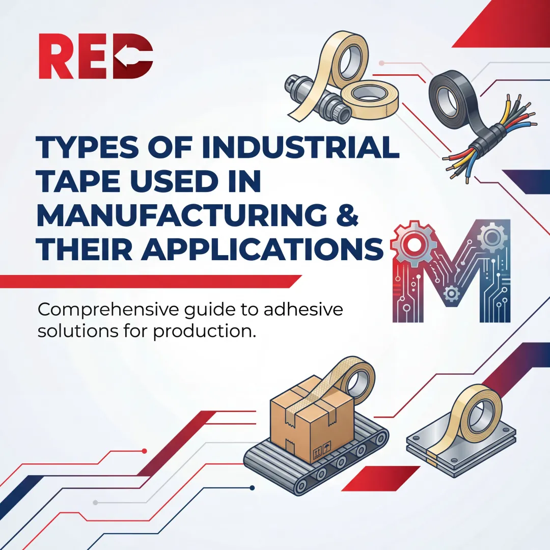 Types of Industrial Tape Used in Manufacturing & Their Applications