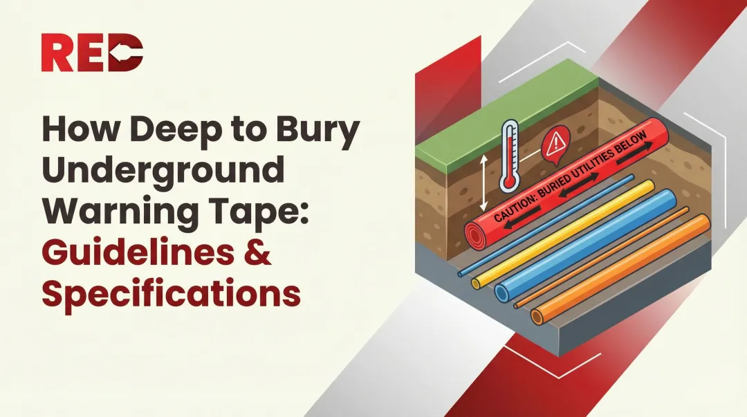 Cover image for How Deep to Bury Underground Warning Tape: Guidelines & Specifications