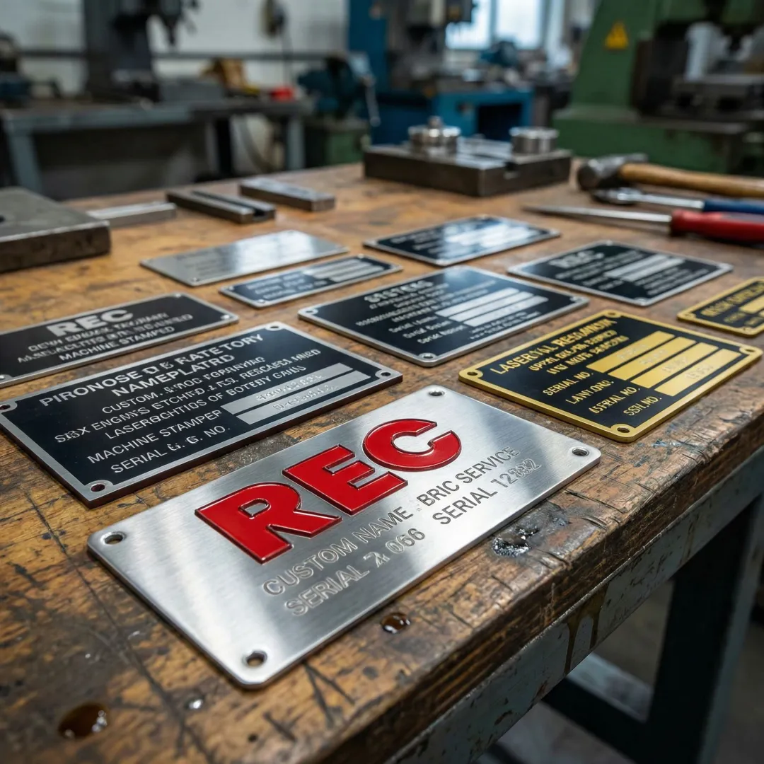 Request Samples and Quote for Custom Nameplates