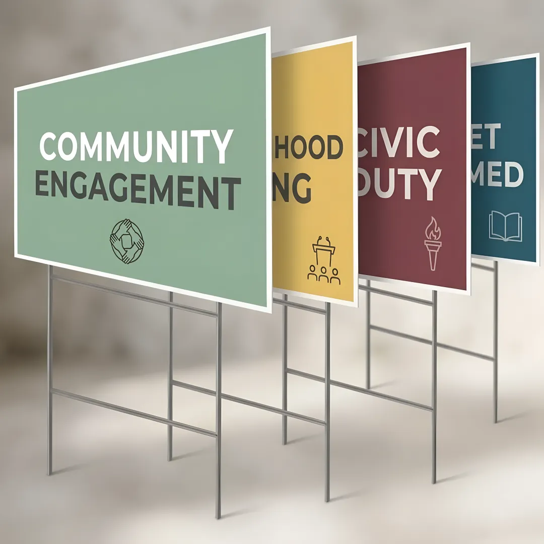 Corrugated Signs