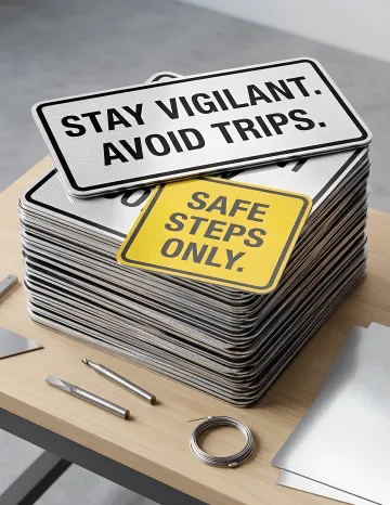 Aluminium Safety Sign