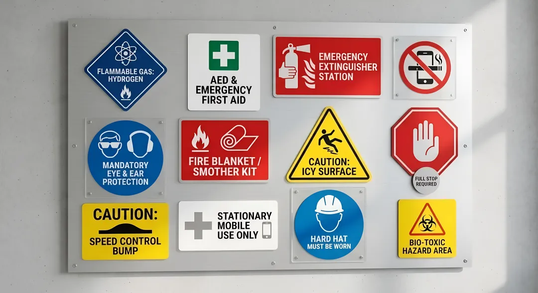 Vinyl Safety Sign