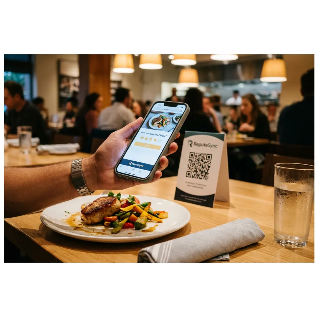 QR Code Dynamic Reviews tool for Restaurant Owners