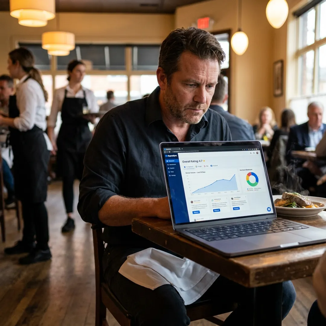 Small Business Review Management tool for Restaurants
