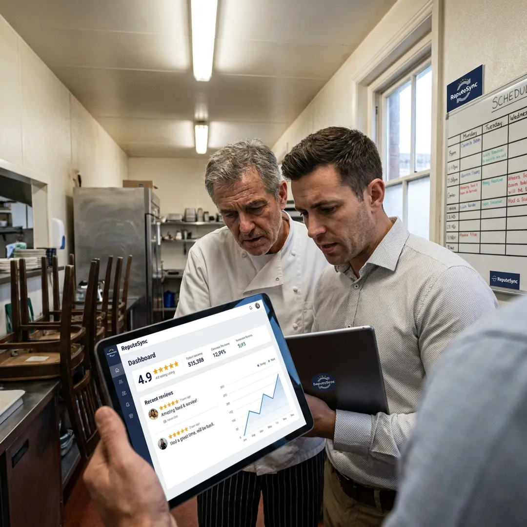 Restaurant review management process