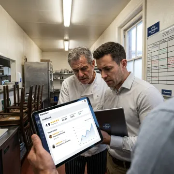 Restaurant review management process