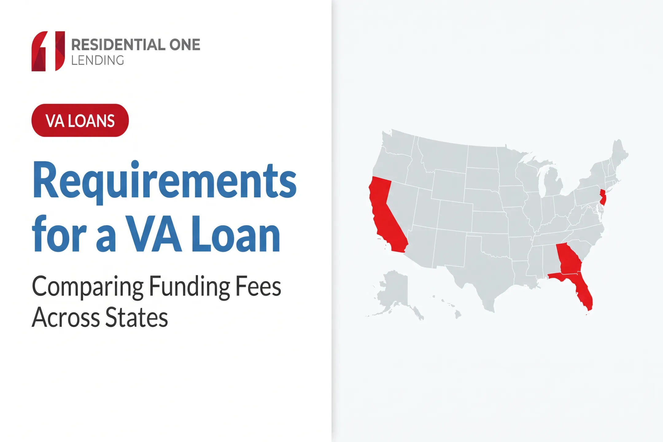 Requirements for a VA Loan: Comparing Funding Fees Across States