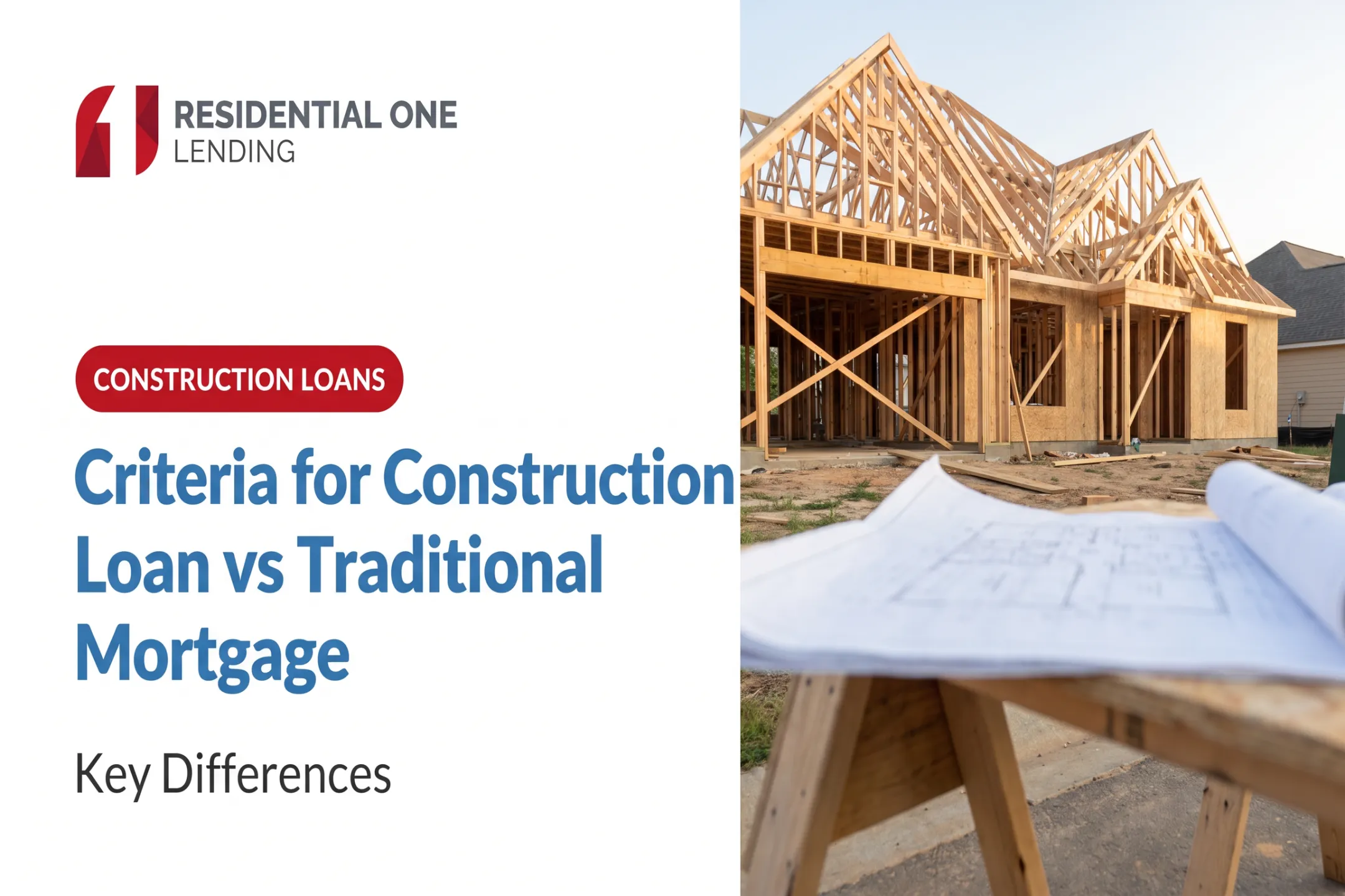 Criteria for Construction Loan vs Traditional Mortgage: Key Differences