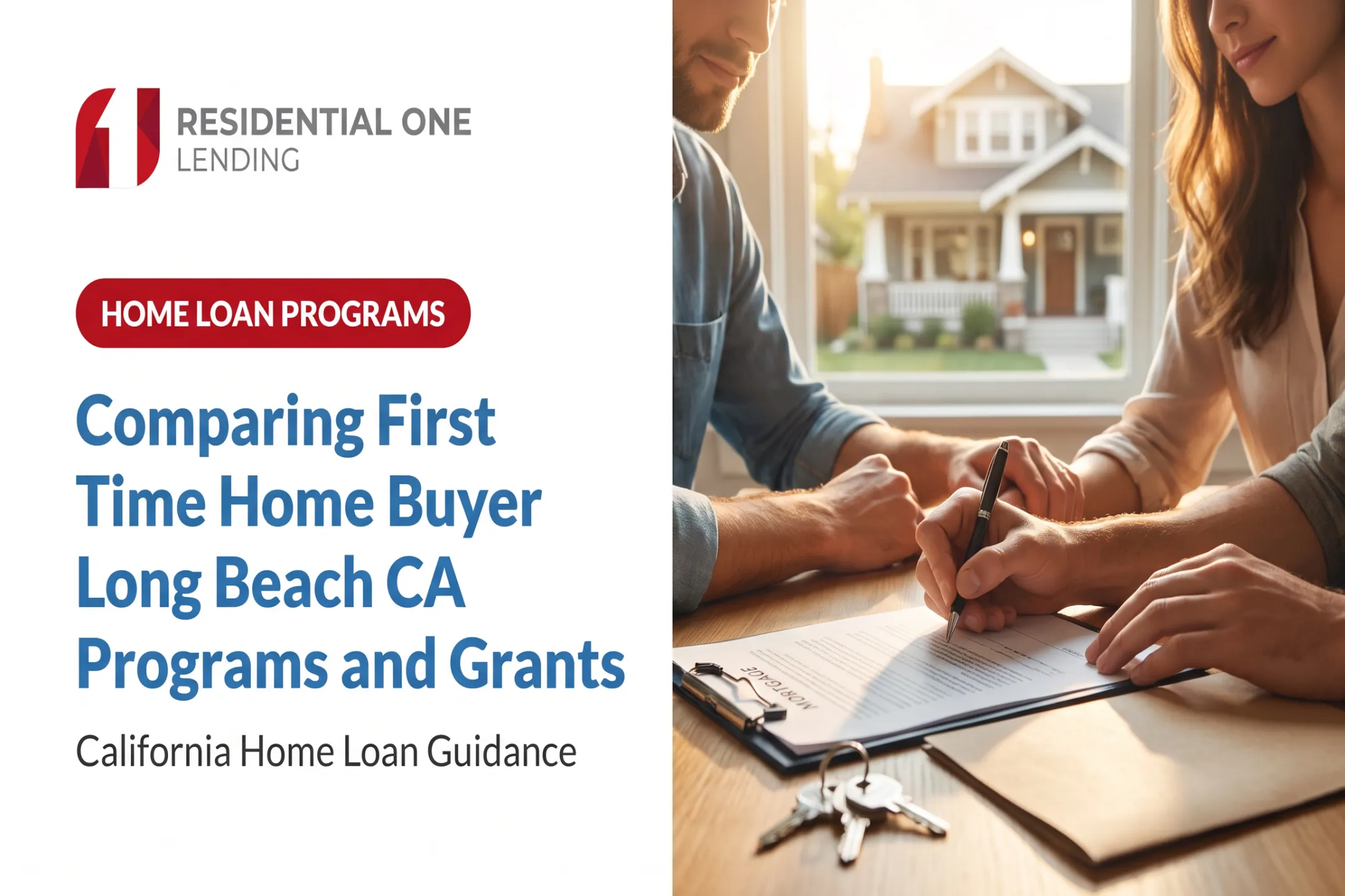 Comparing First Time Home Buyer Long Beach CA Programs and Grants
