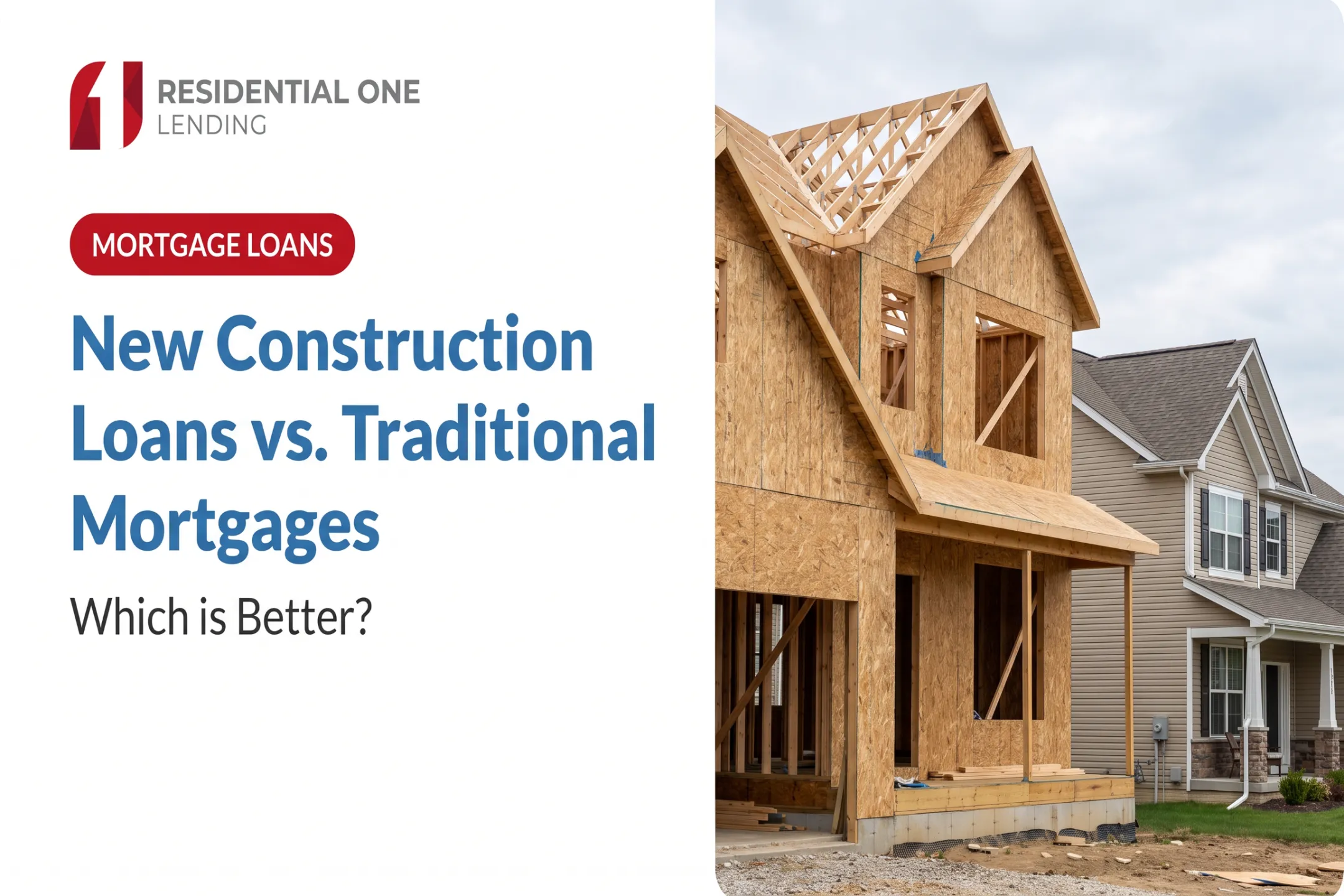 New Construction Loans vs. Traditional Mortgages: Which is Better?