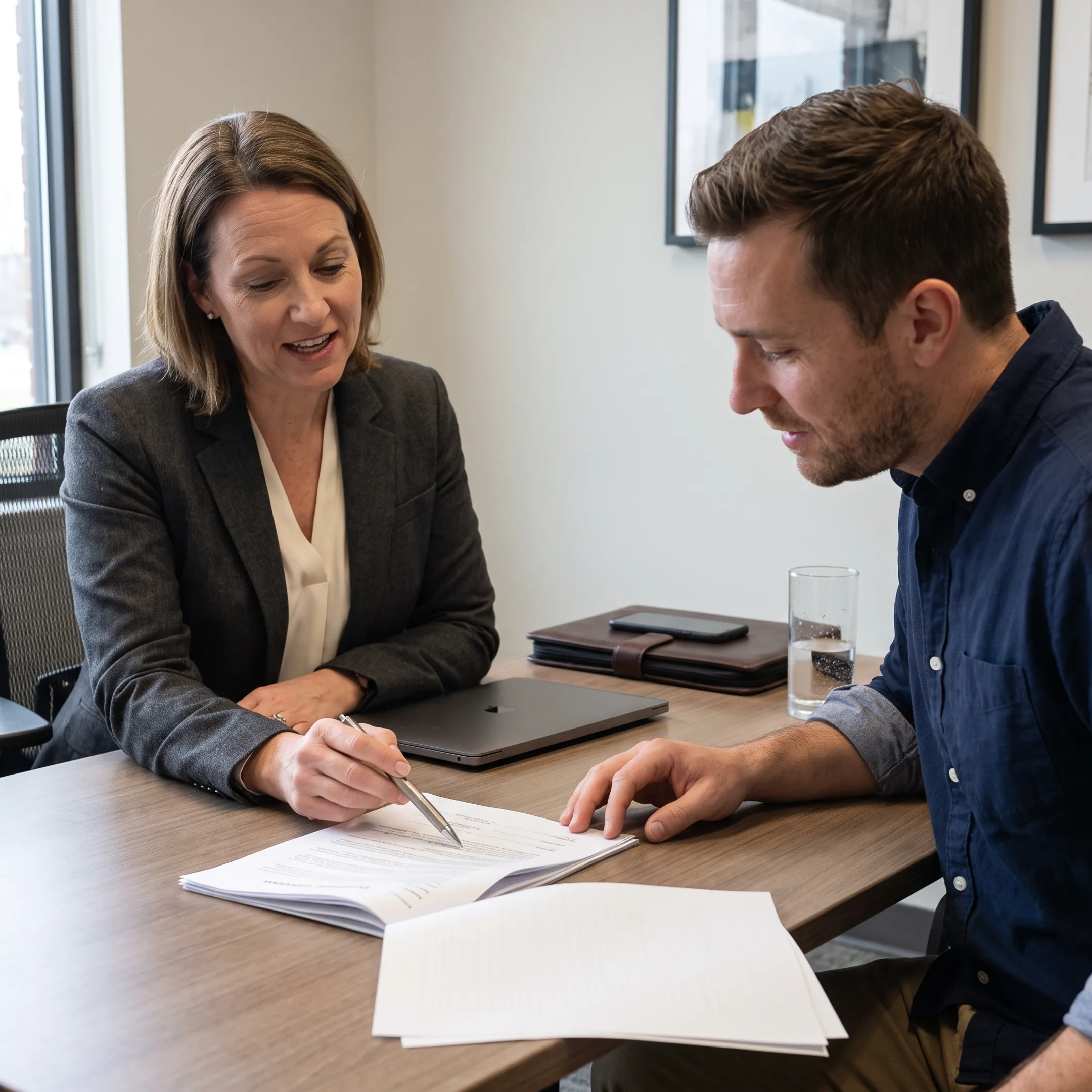 First-time homebuyer signing loan documents in Pittsburgh