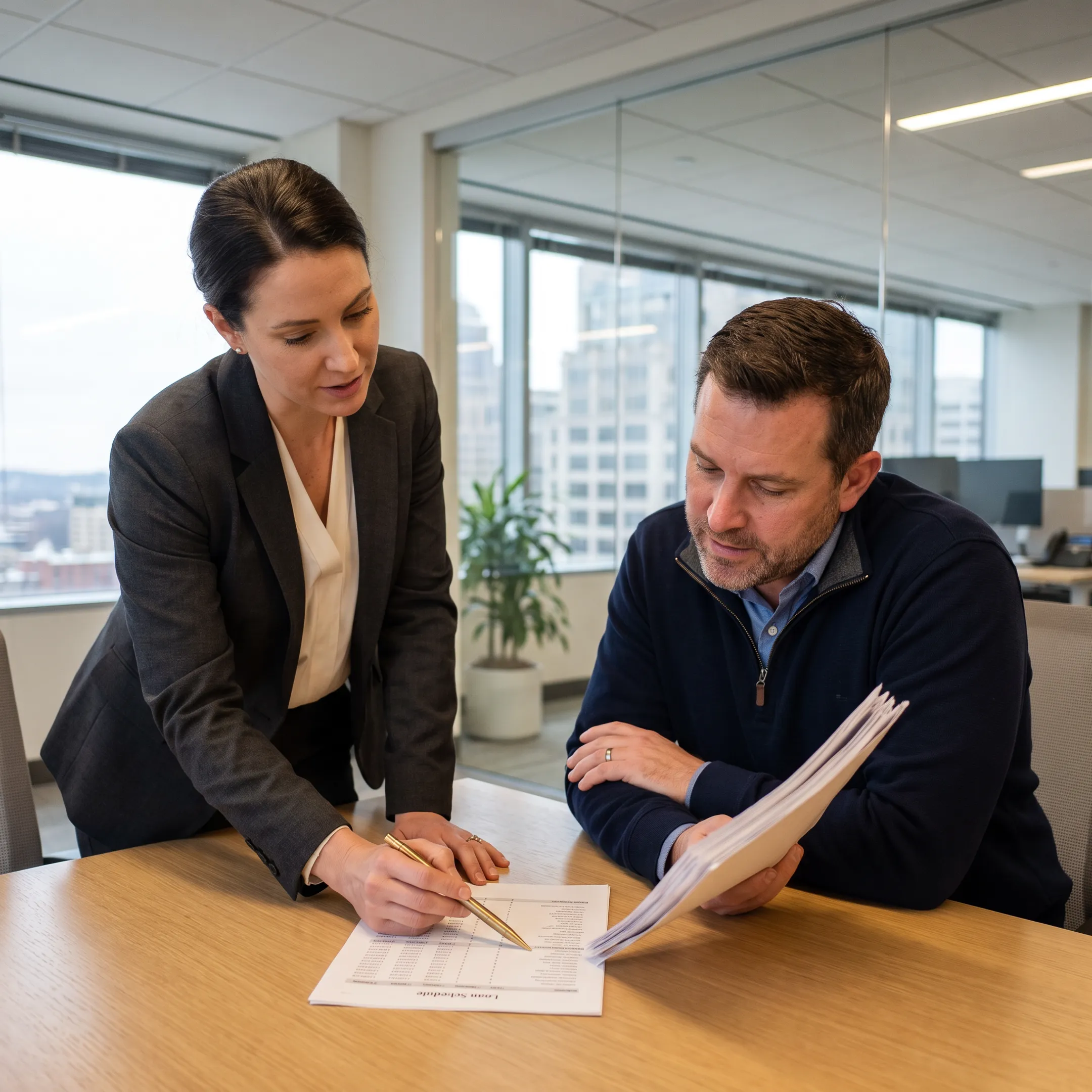 Pennsylvania real estate investors discussing loan approval process