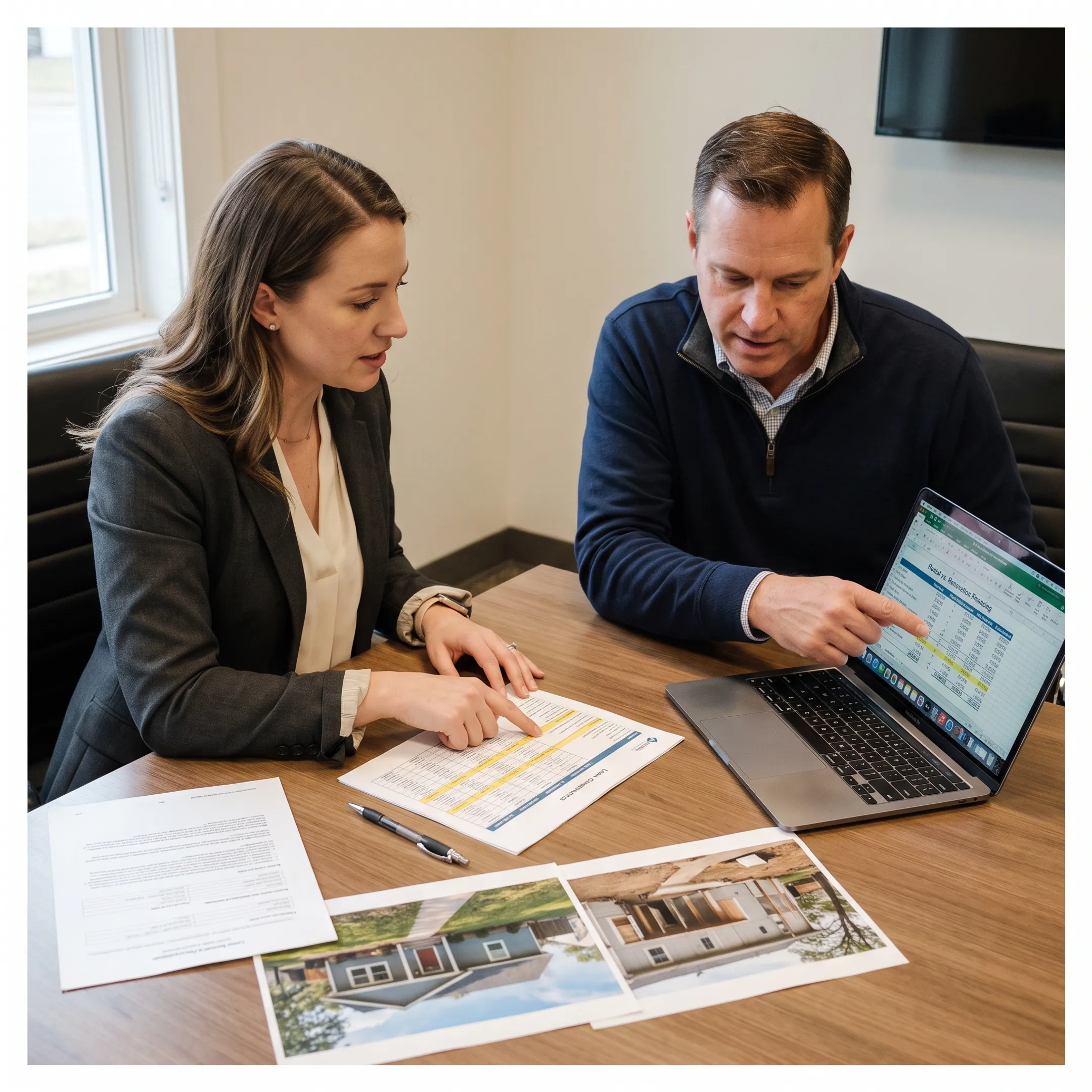 Investor comparing Florida property financing options with a lending advisor