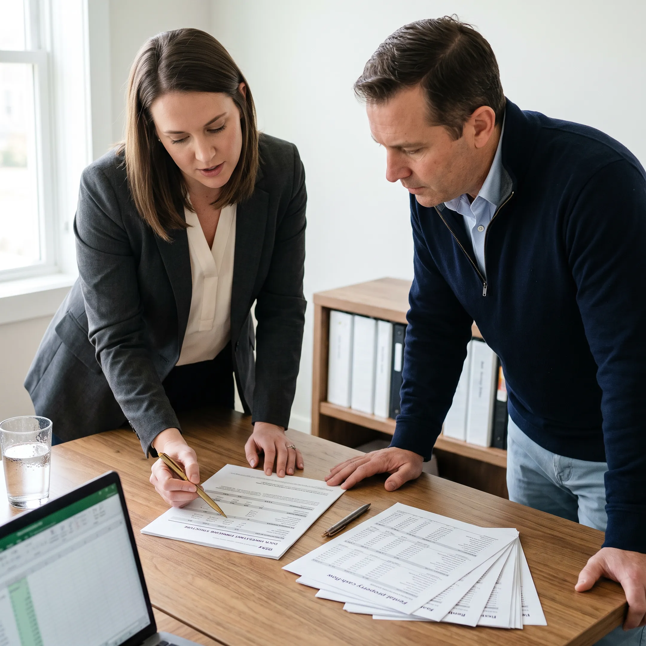 Florida real estate investor reviewing DSCR and traditional property loan options