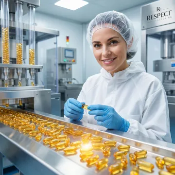 Precision oil-filled capsule production with quality control inspection