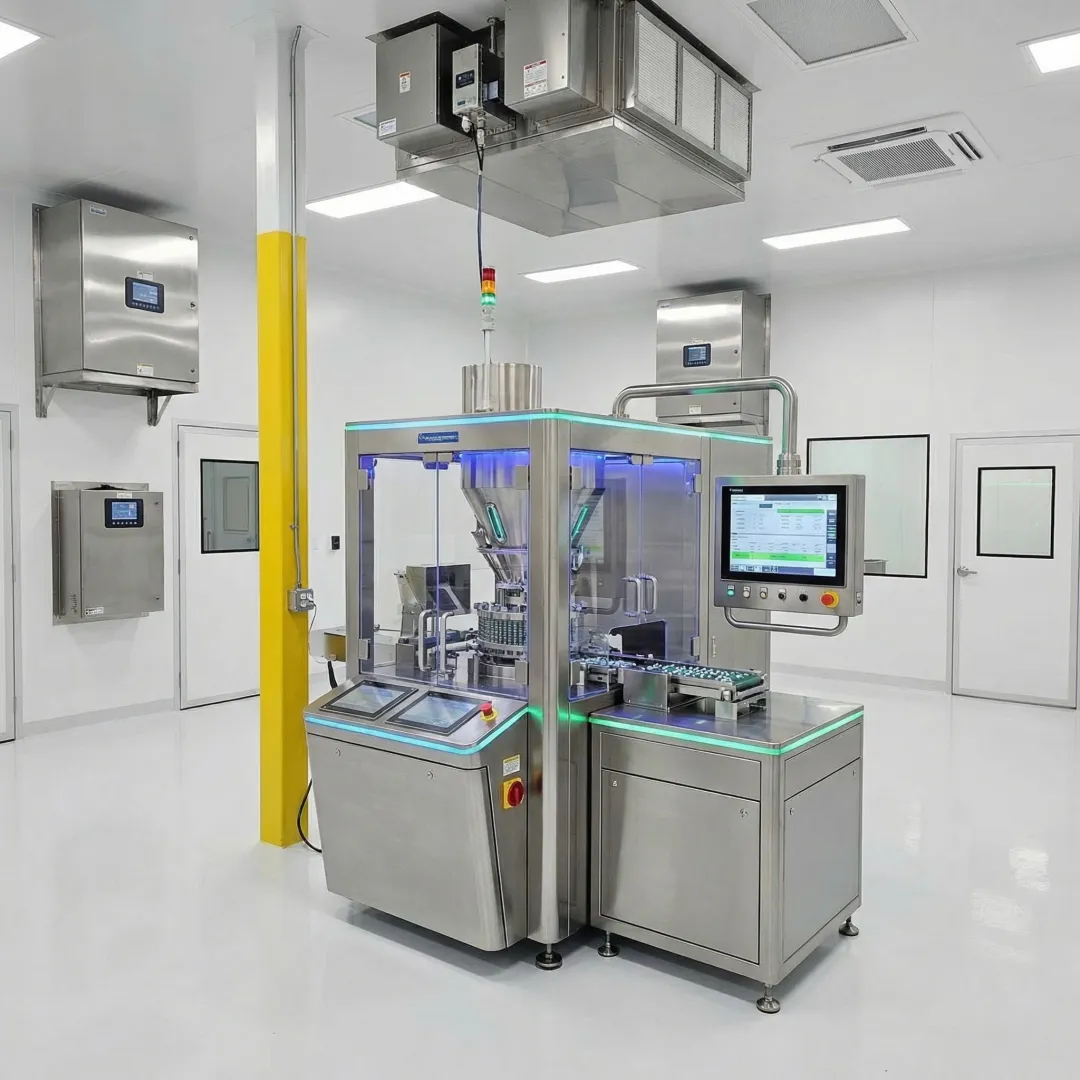 Advanced capsule filling equipment in climate-controlled facility