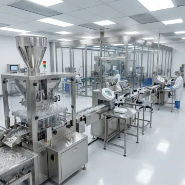 Advanced capsule manufacturing facility with automated encapsulation equipment