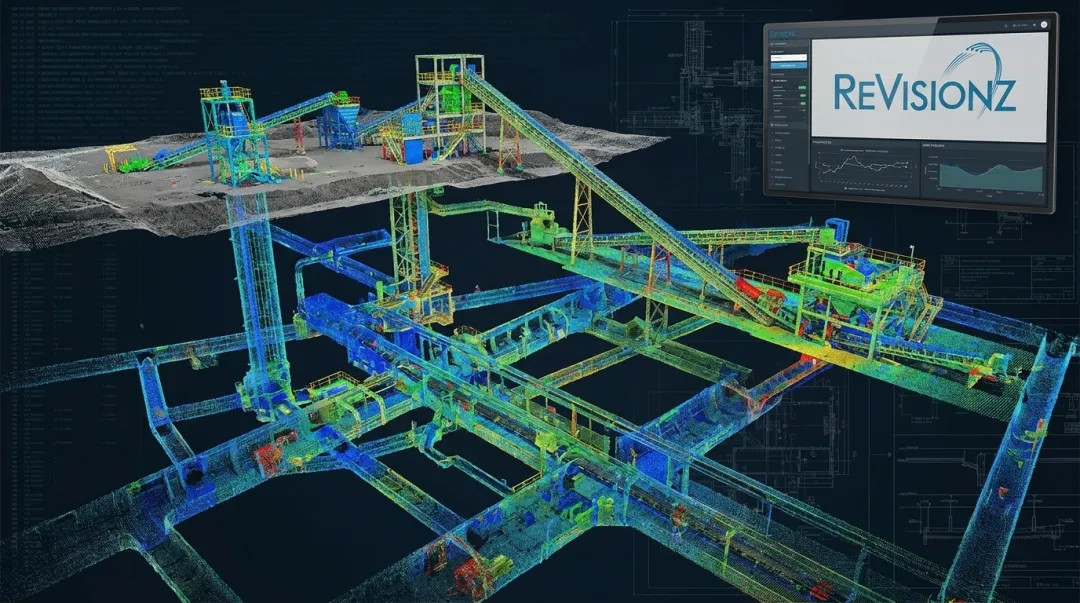 3D mine information model generated from laser-scanned point cloud data