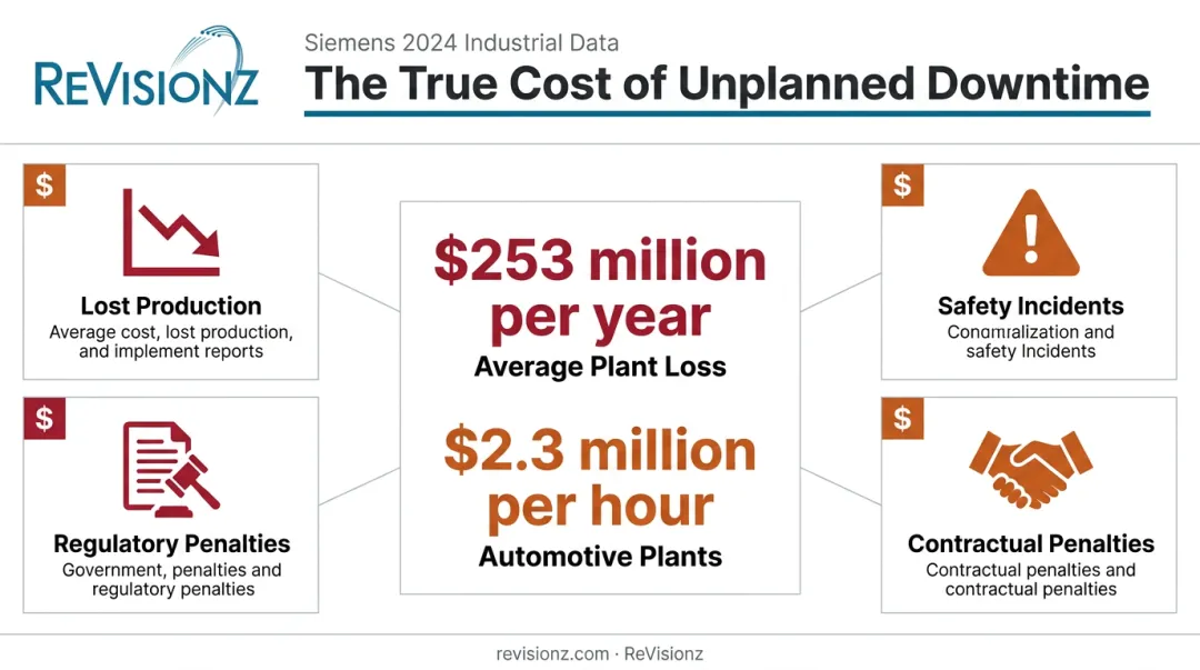 Hidden costs of unplanned equipment downtime beyond repair bills
