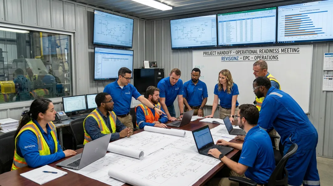 ReVisionz consultants managing engineering data handoff from construction to operations
