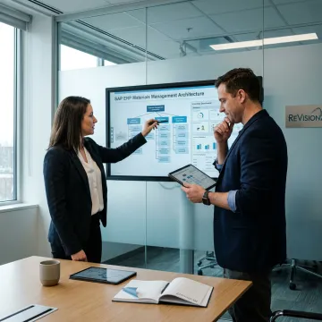 Consultants mapping SAP ERP materials workflows