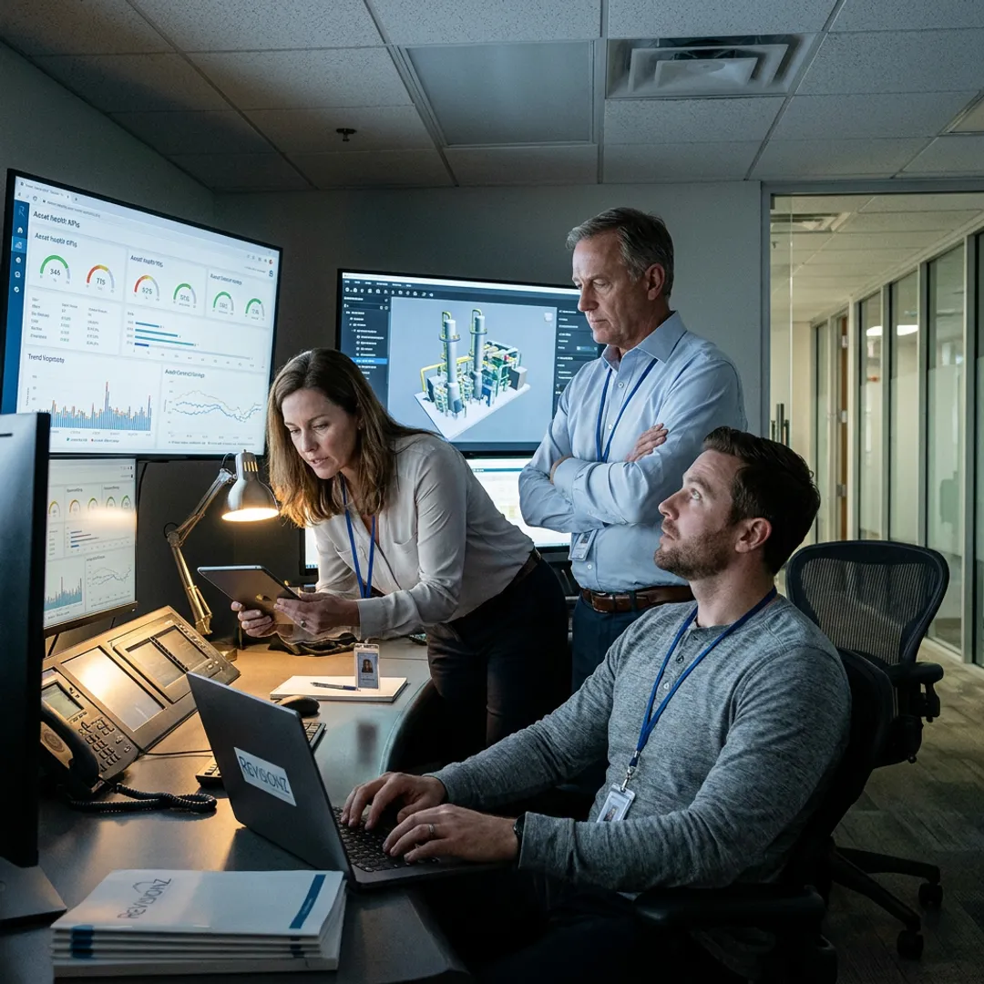 Oil and gas digitalization dashboard