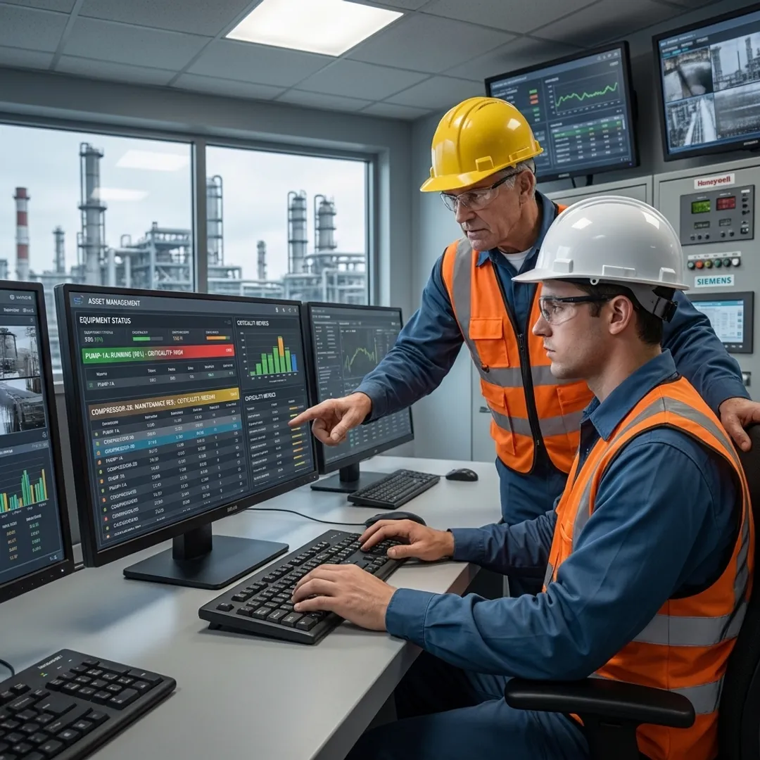 Industrial control system asset management dashboard