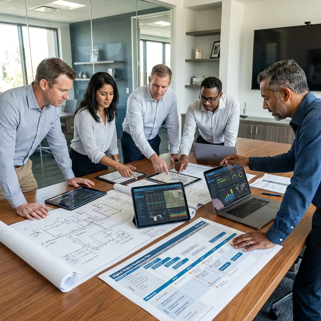 Oil and gas digital transformation planning session