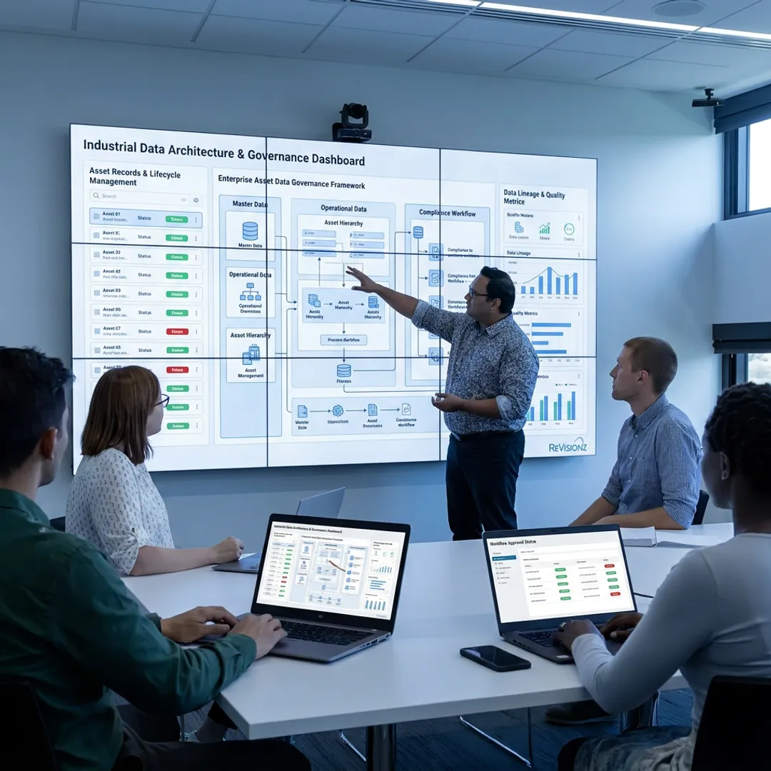 Industrial data architecture consulting team