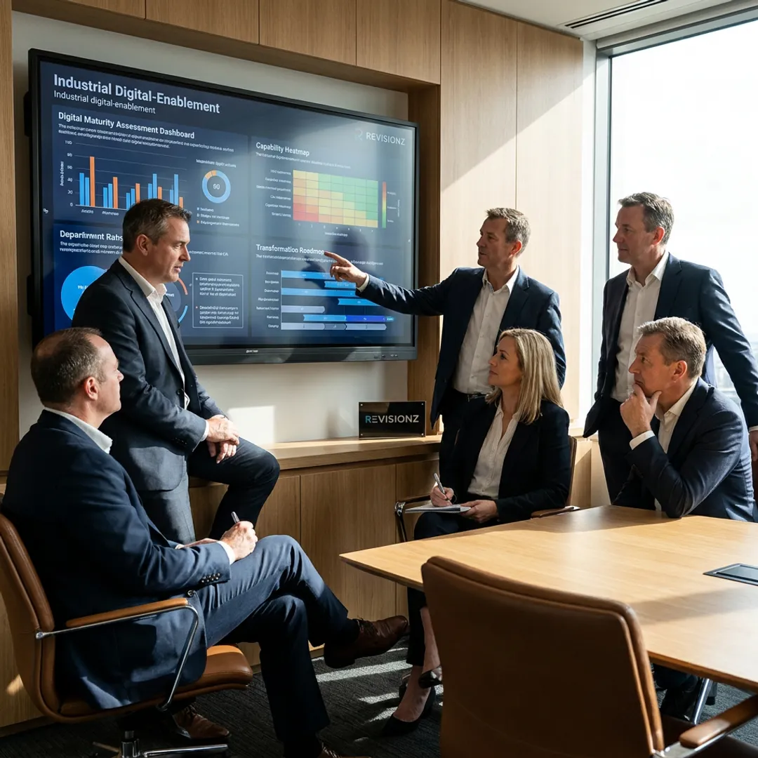 Digital maturity assessment dashboard and roadmap