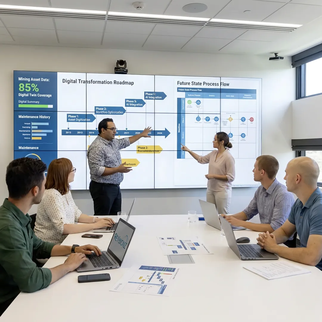 Digital transformation roadmap planning session