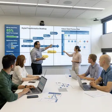Digital transformation roadmap planning session