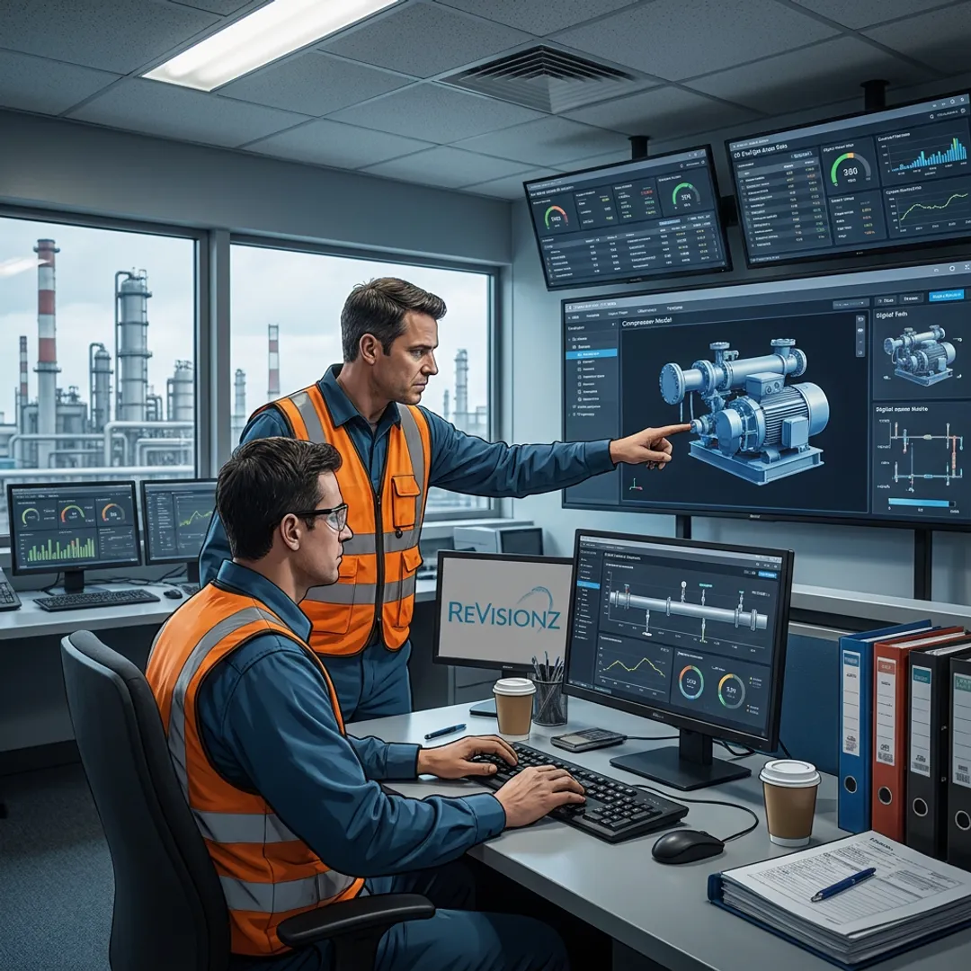 Oil and gas digital operations dashboard