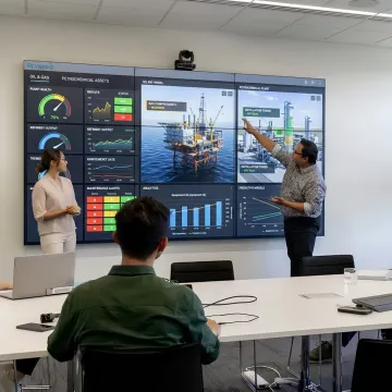 Industrial asset data management dashboard
