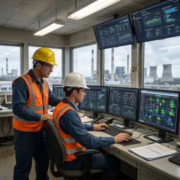 Digital power plant operations dashboard