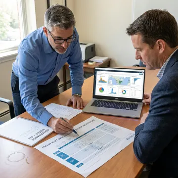 Consultants mapping an energy information system roadmap