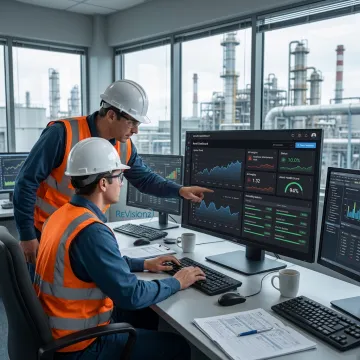 Industrial analytics dashboard for asset uptime intelligence