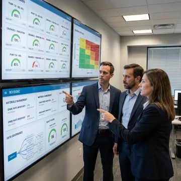 Industrial data visualization dashboard consulting