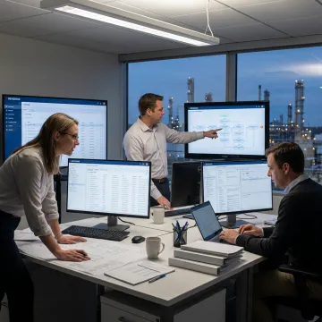 Team mapping records management workflows