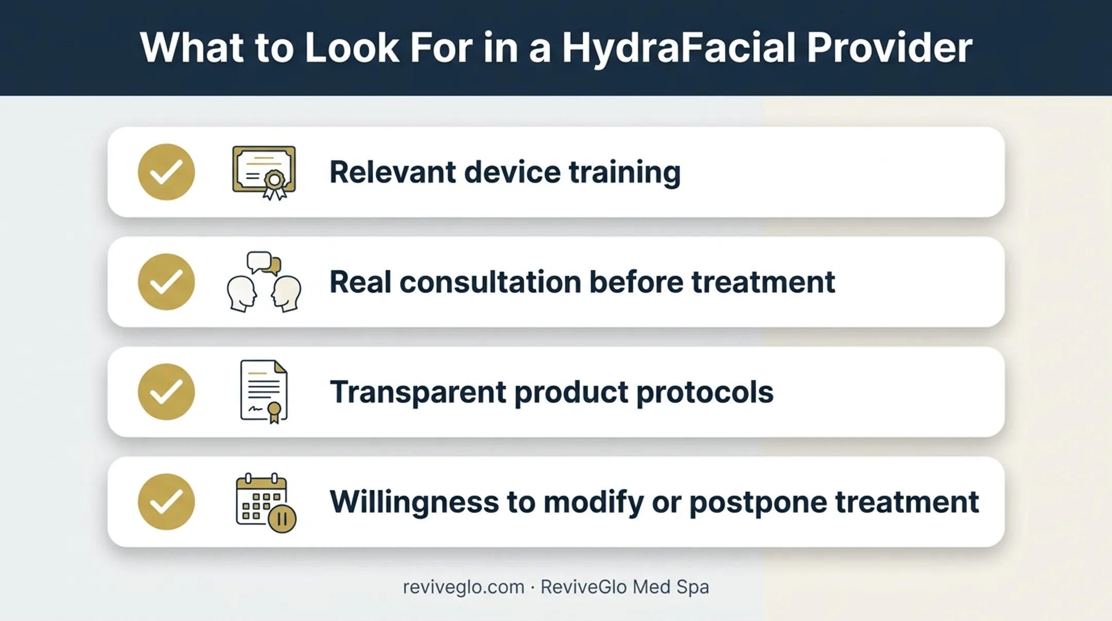 4 qualities to look for when choosing a HydraFacial provider
