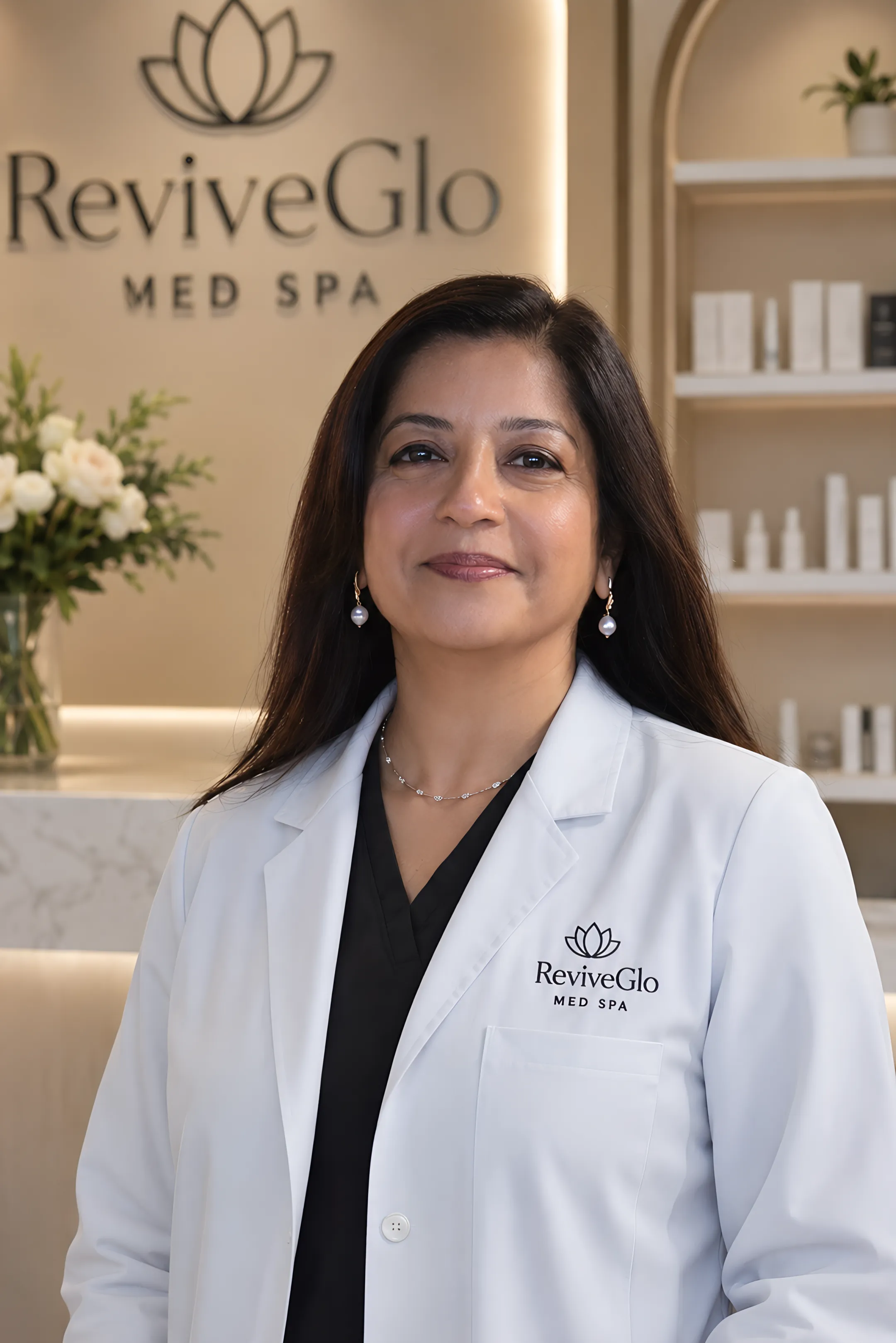 Portrait of Ruby Bhayani, Aesthetic Nurse Injector