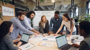 RZCG consultants collaborating with nonprofit staff on governance restructuring
