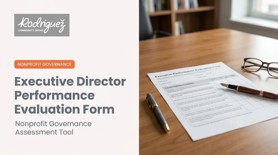 Executive Director Performance Evaluation Form