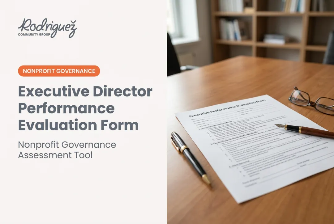 Executive Director Performance Evaluation Form