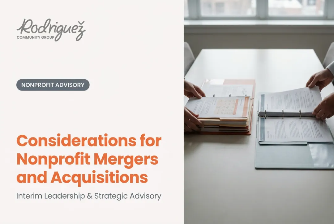 Considerations for Nonprofit Mergers and Acquisitions