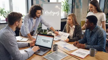 Governance consultants guiding nonprofit board structuring and strategy meeting